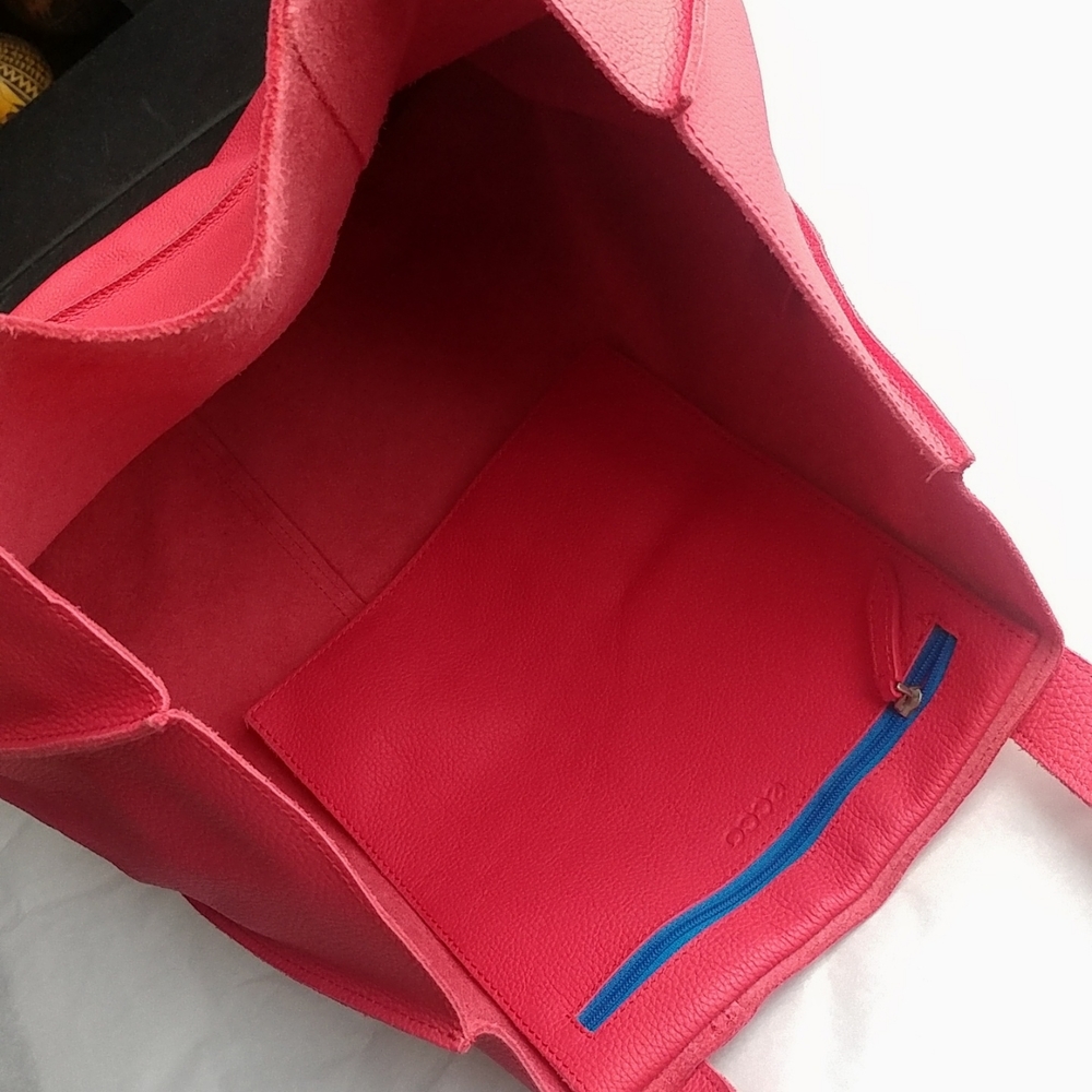Ecco leather tote bag - Picture 6 of 11